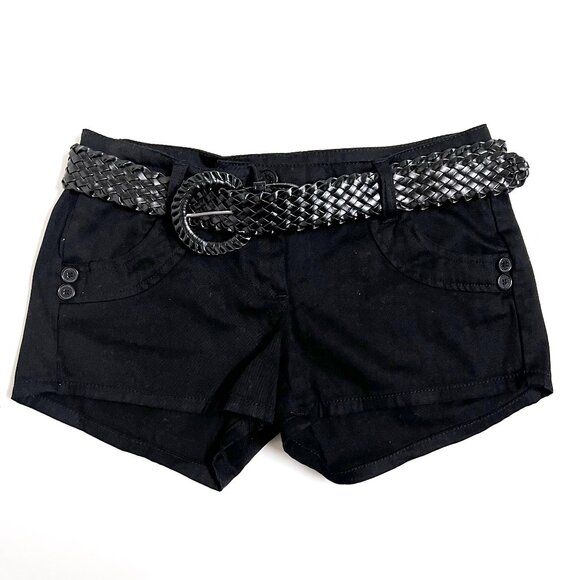 Bongo Black Shorts with Belt (size 5) - Picture 1 of 6